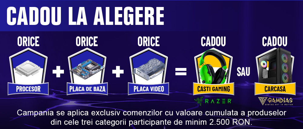 Procesor + Placa de baza + Placa video = Cadou