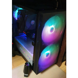 Suport mobil Procart - wide case 2x20CM front fans.