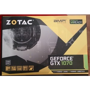Placa video Zotac GeForce GTX 1070 AMP! 8GB GDDR5 256-bit - PC Garage