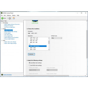 Nvidia control panel.