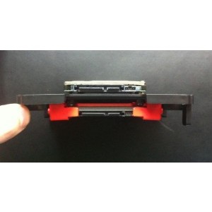 HDD 2.5"  +  SSD 2.5" ( prins in adaptorul 2.5->3.5 rosu )