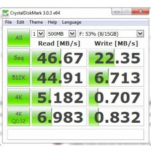 Rezultatele obtinute in test sunt pe un card de 16Gb aceeasi firma/aceleasi specificatii - pentru...
