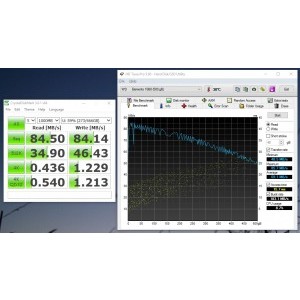 Crystal Disk Mark + HD Tune