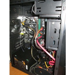 Interior fara wire management.