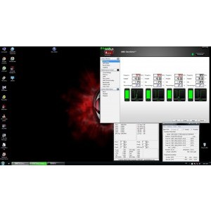 Stability test cu AMD overdrive, stock.