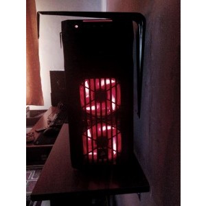 Carcasa Corsair Carbide Spect 01 Red cu Corsair AF 120 Red Fan