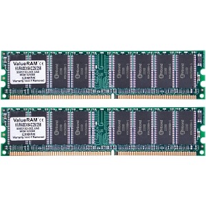 Kingston Memorie ValueRAM 4GB DDR2 400MHz CL3 ECC Registered Dual Rank x4 Dual Channel Kit