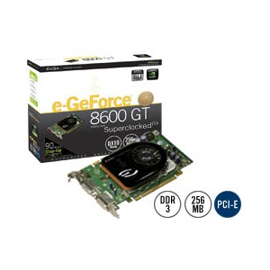 EVGA e-GeForce 8600GT Superclocked 256MB DDR3 128-bit