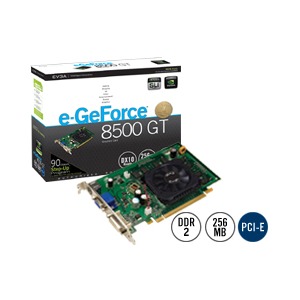 EVGA e-GeForce 8500 GT 256MB DDR2 128-bit