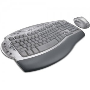 Microsoft Wireless Laser Desktop Silver