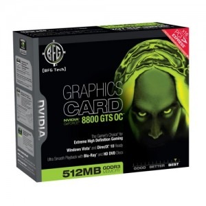 BFG Tech GeForce 8800GTS 512MB DDR3 256-bit