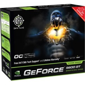 BFG Tech GeForce 9800GT OC 512MB DDR3 256-bit