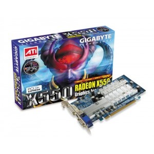 GIGABYTE ATI Radeon X550 256 MB DDR2 128-bit