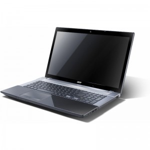 Acer 17.3'' Aspire V3-771G-736B4G50MAII, FHD, Procesor Intel® Core™ i7-3630QM 2.4GHz Ivy Bridge gen a 3-a, 4GB, 500GB, GeForce GT 650M 2GB, Linux, Grey
