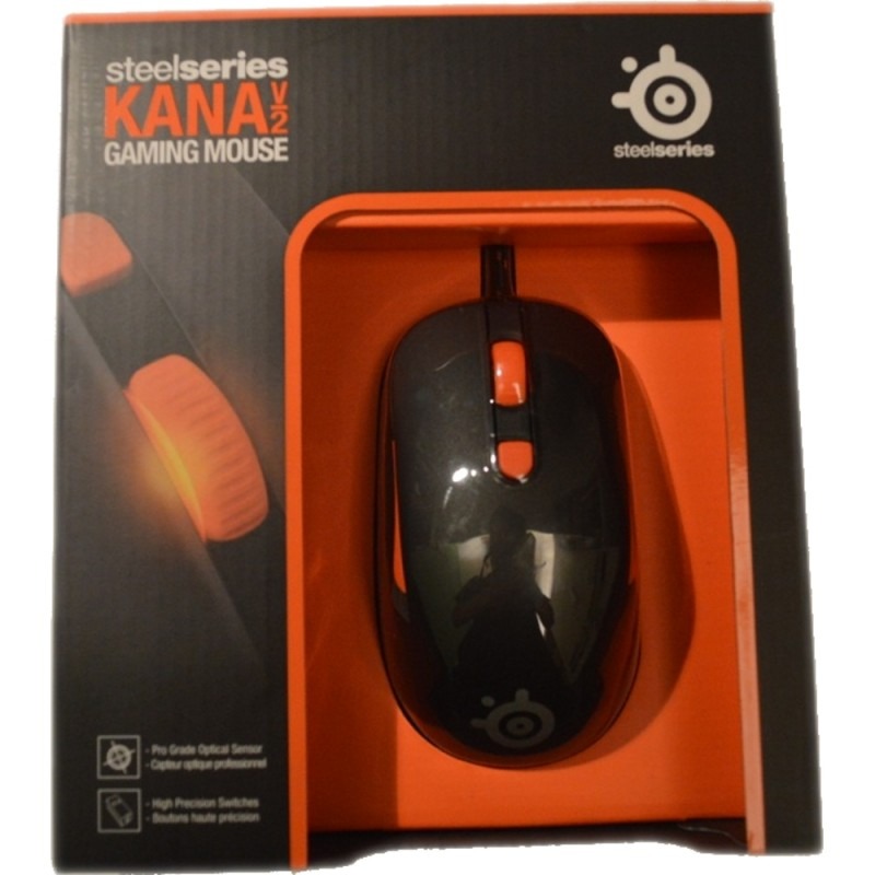 Mouse Gaming SteelSeries Kana v2 Black PC Garage