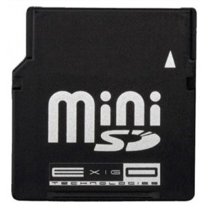 Exigo Mini-SD 512MB Black