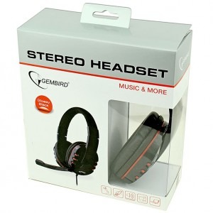 Gembird On-Ear, MHS-402 Black