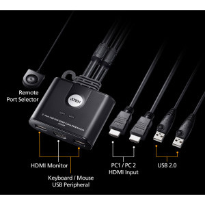 ATEN SWITCH KVM CS22HF