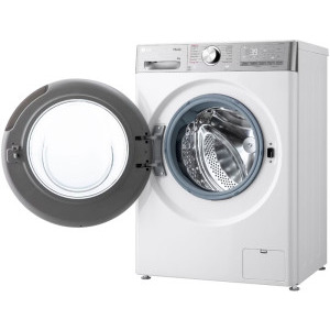 LG F2WR909P3W, 9 kg, 1200 RPM, Clasa A, Direct Drive, Steam+, Smart Diagnosis, Alb