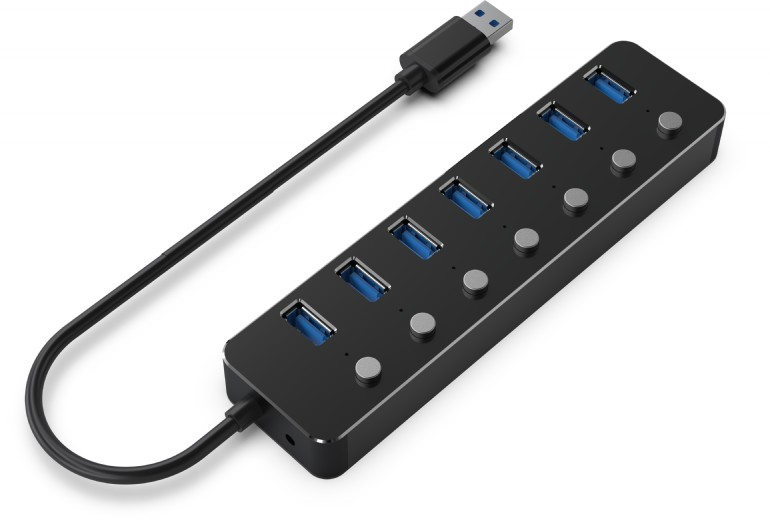 Hub USB Gembird UHB-U3P7P-01