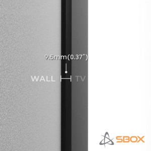 SBOX PLB-1948, 43 - 100 inch, negru