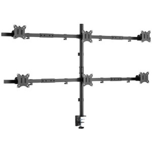 SBOX LCD-352/6-2, 17 - 32 inch, negru, suport birou pentru 2, 3 sau 6 monitoare