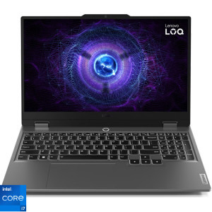 Laptop Lenovo Gaming 15.6'' LOQ 15IRX9, FHD IPS 144Hz, Procesor Intel® Core™ i7-13645HX (24M Cache, up to 4.90 GHz), 16GB DDR5, 512GB SSD, GeForce RTX 4050 6GB, No OS, Luna Grey