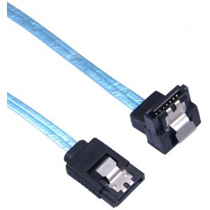 Orico SATA-III Female - SATA-III Female, conector 90 grade, 0.9m, albastru