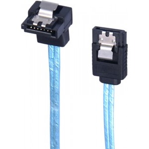 Orico SATA-III Female - SATA-III Female, conector 90 grade, 0.9m, albastru