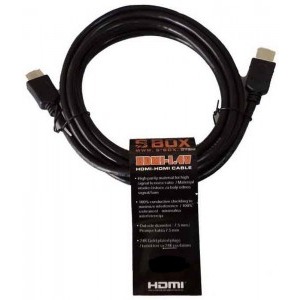Cablu video SBOX HDMI Male - HDMI Male, v1.4, 1.5m, negru