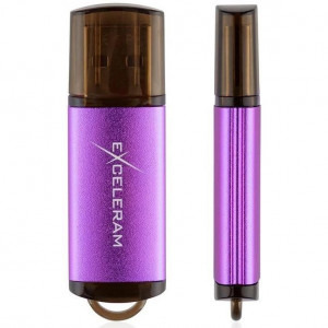 Exceleram A3 64GB USB 2.0 Purple