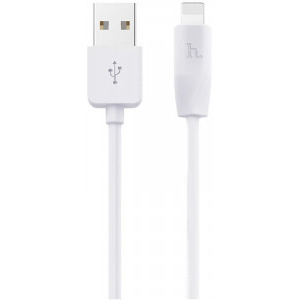 Cablu de date / adaptor Hoco X1 Rapid, USB Male la Lightning Male, 2 m, White