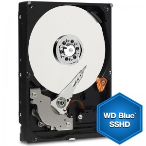 WD Blue SSHD, 1TB, SATA-III, 5400 RPM, cache 64MB, 9.5 mm