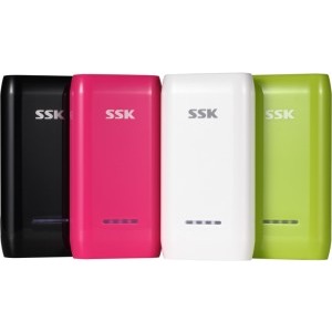 SSK 4.000 mAh, 1x USB, 1A, alb