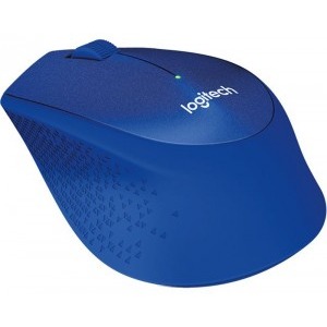 Logitech M330 Silent Plus, Wireless, Blue