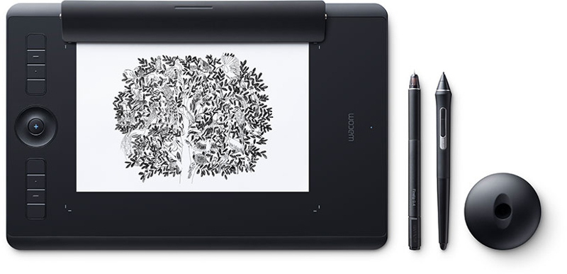 Tableta grafica WACOM Intuos Pro M, PTH-660P-N, Pen-Touch, Paper Edition, negru