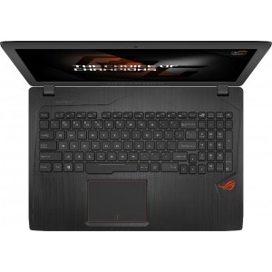 ASUS Gaming 15.6'' ROG GL553VE, FHD, Procesor Intel® Core™ i7-7700HQ (6M Cache, up to 3.80 GHz), 16GB DDR4, 1TB + 128GB SSD, GeForce GTX 1050 Ti 4GB, Endless OS, Black