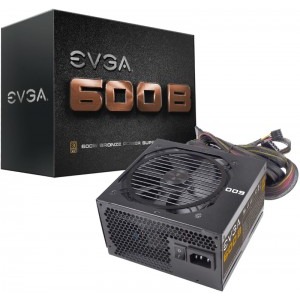 EVGA 600B, 80+ Bronze, 600W