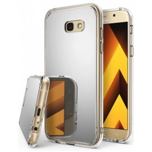 Ringke Protectie pentru spate Mirror Silver pentru A720 Galaxy A7 (2017) + folie protectie Ringke