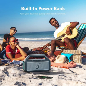 Anker Boxa portabila Boom 2, 80W, IPX7, Bluetooth, TWS, Blue