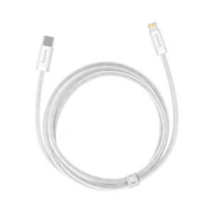 Baseus Dynamic, USB-C Male la Lightning Male, PD 20W, 1 m, White