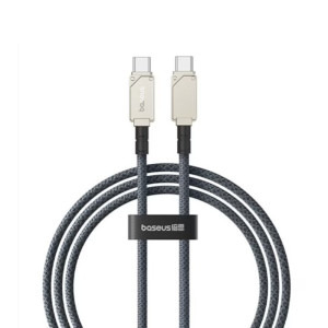 Cablu de date / adaptor Baseus Unbreakable, USB Male la USB-C Male, 100W, 1 m, White