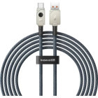 Cablu de date / adaptor Baseus Unbreakable, USB Male la USB-C Male, 100W, 2 m, White