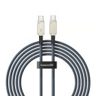 Cablu de date / adaptor Baseus Unbreakable, USB-C Male la USB-C Male, 100W, 2 m, White