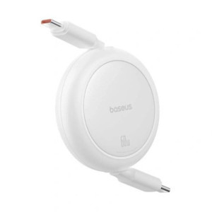 Baseus Free2Pull Mini, USB-C Male la USB-C Male, 1 m, 60W, White