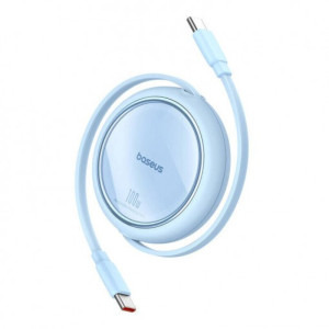 Baseus Free2Pull Mini, USB-C Male la USB-C Male, 1 m, 60W, Blue