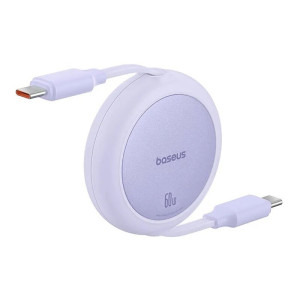 Baseus Free2Pull Mini, USB-C Male la USB-C Male, 1 m, 60W, Purple