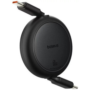Baseus Free2Pull Mini, USB-C Male la USB-C Male, 60W, 1 m, Black