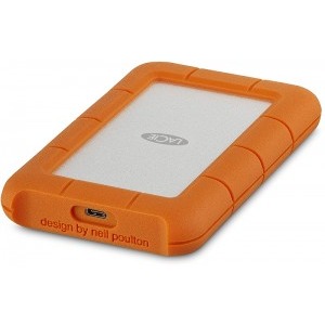 LaCie Rugged 4TB 2.5 inch USB C Orange