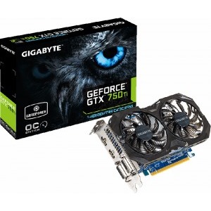 Placa video GIGABYTE GeForce GTX 750 Ti OC WindForce 2X 4GB GDDR5